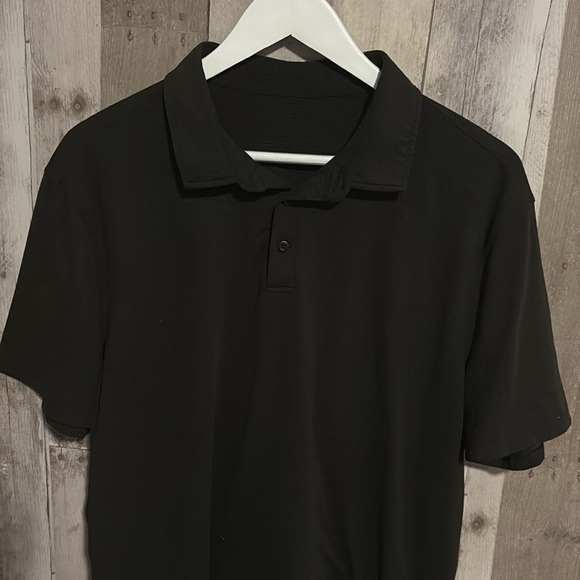 Lululemon Men's Black Polo large - Picture 4 of 10